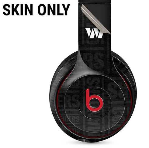 NFL Washington Commanders Black and White Beats Solo 3 Wireless Skin